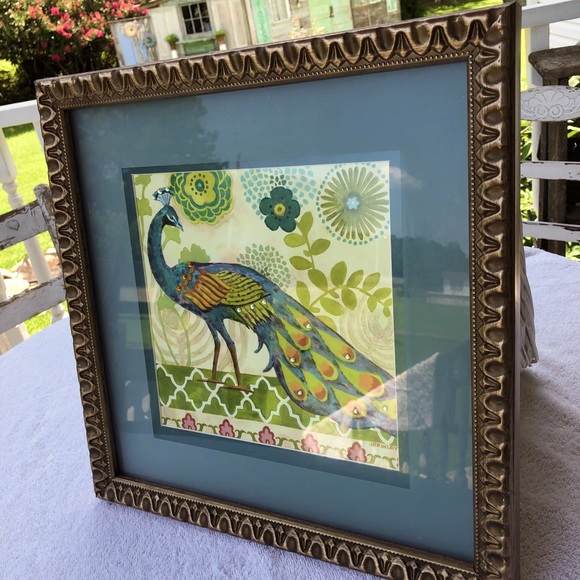 Peacock Art Artwork Bed Bath and Beyond Framed